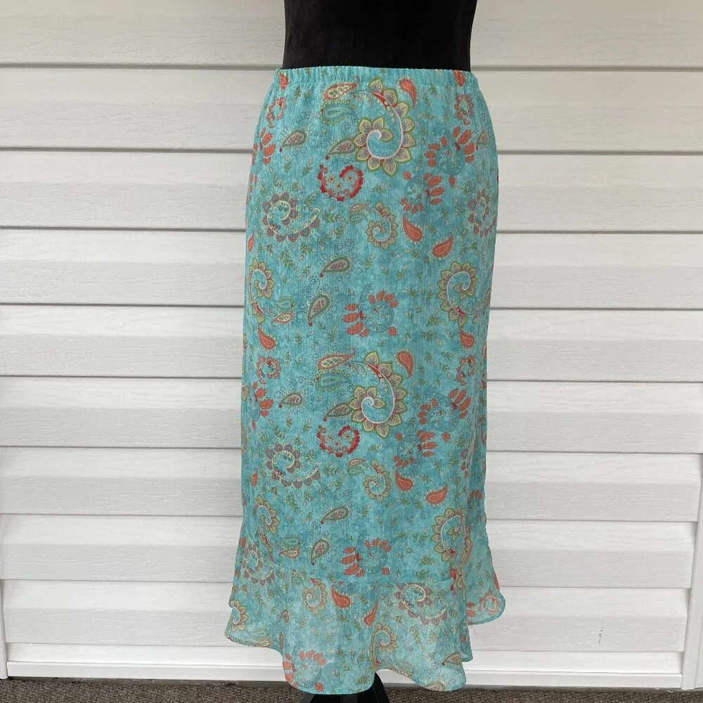 NEW CHRISTOPHER & BANKS Skirt Outfit XL - Picture 2 of 8